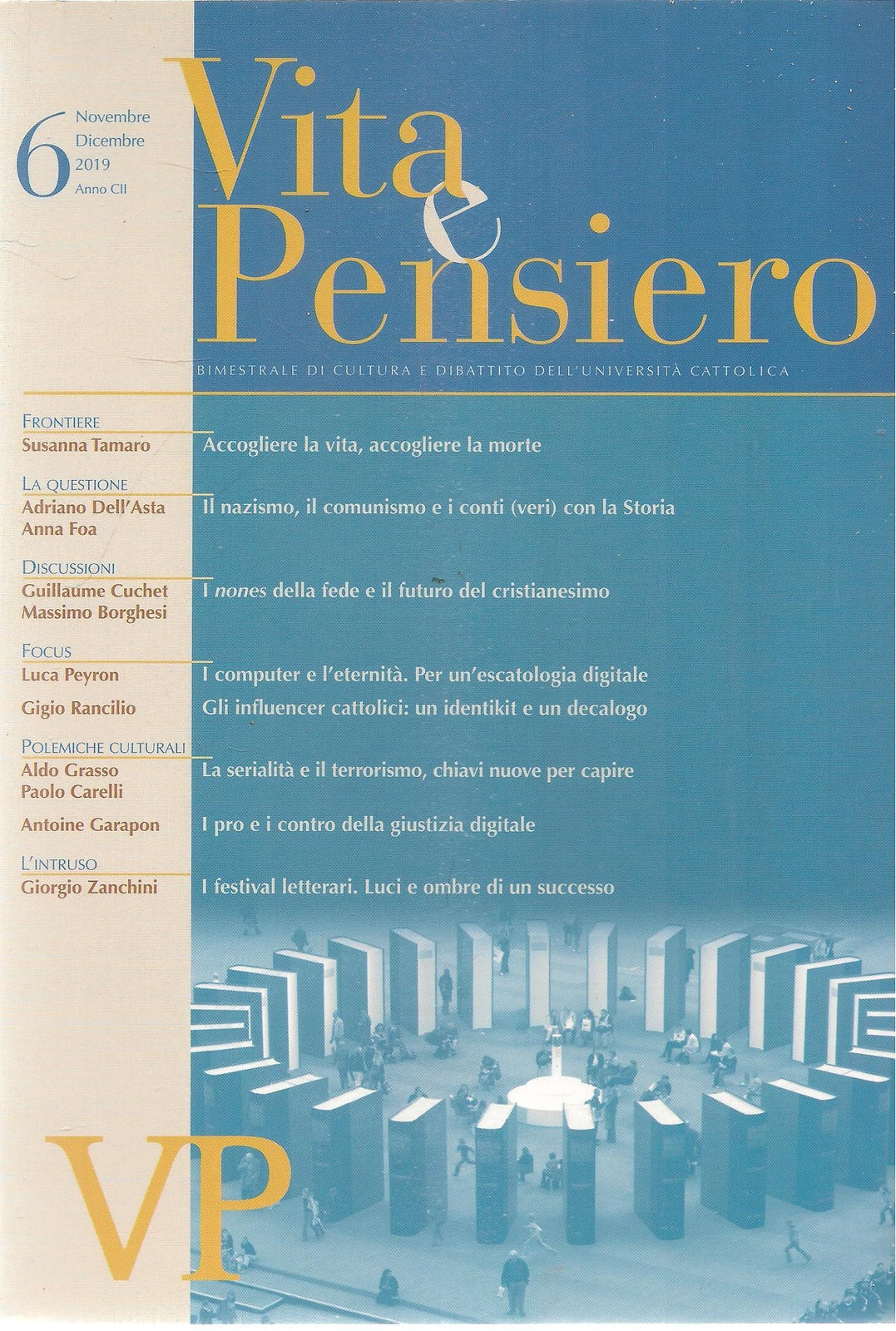 VITA E PENSIERO NOVEMBRE-DICEMBRE 2019