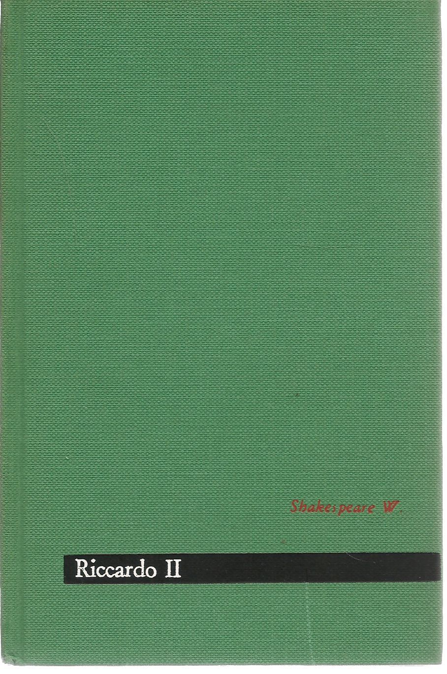 RICCARDO II -WILLIAM SHAKESPEARE MAESTRI