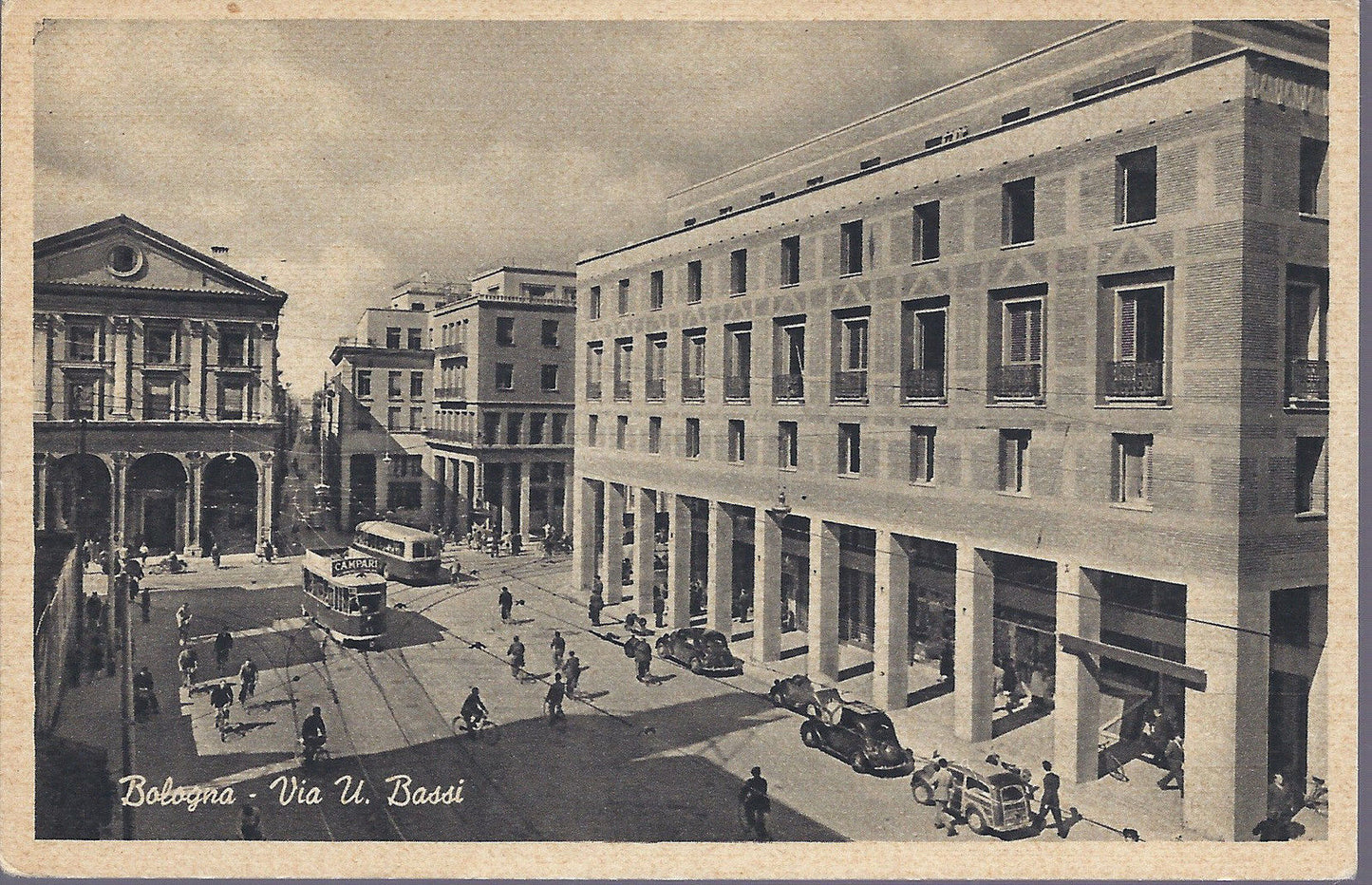 BOLOGNA - VIA U. BASSI - NV - FP - TRAM