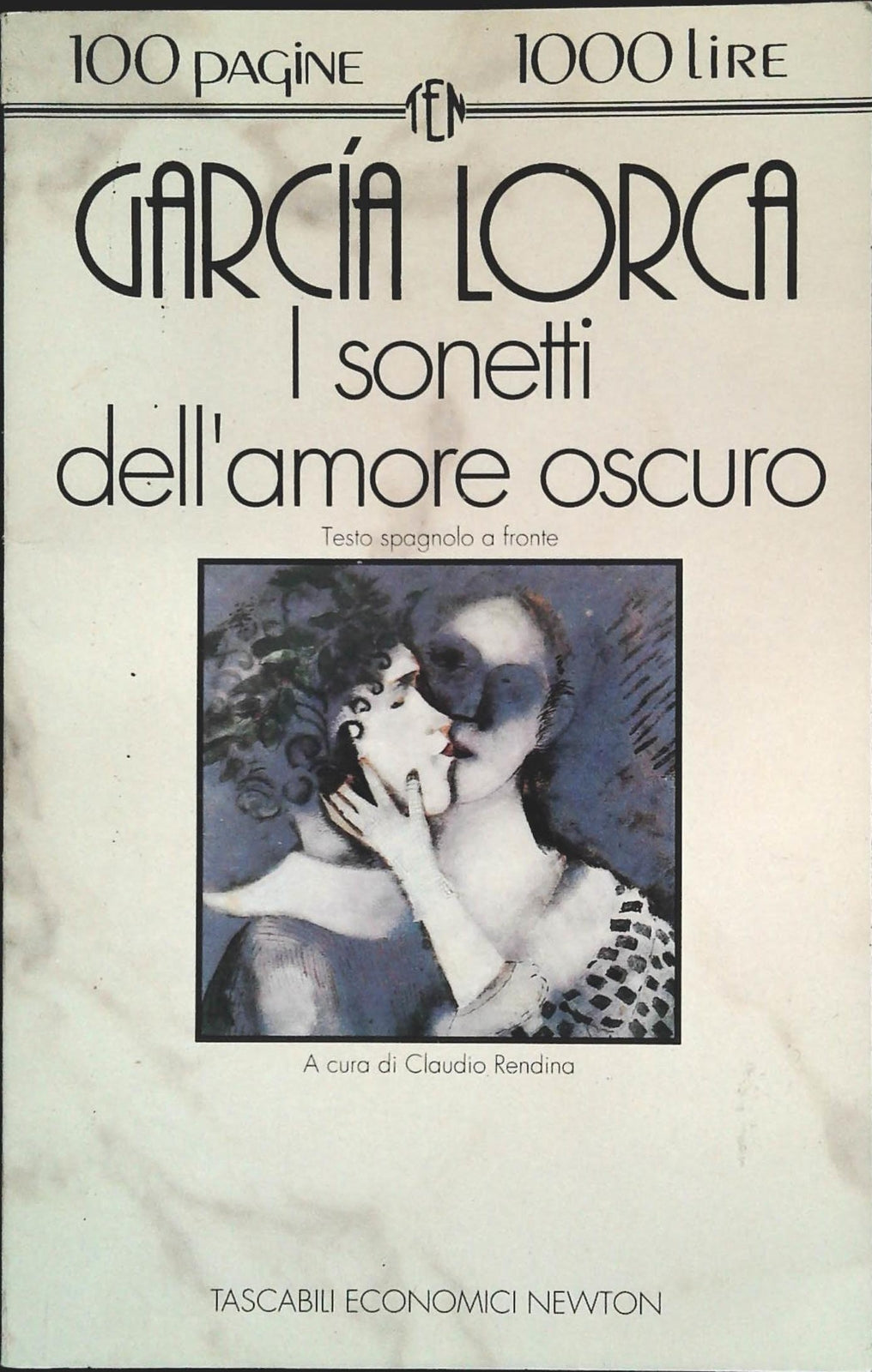 I SONETTI DELL'AMORE OSCURO - FEDERICO GARCIA LORCA - NEWTON 1992