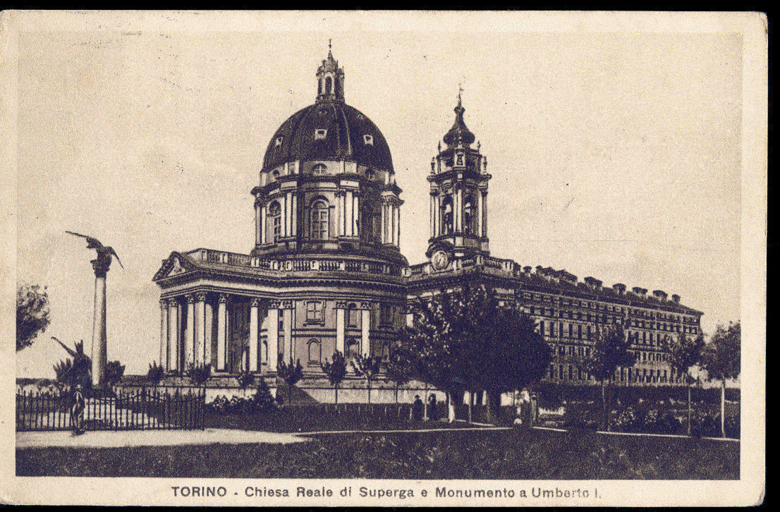 TORINO - CHIESA REALE DI SUPERGA E MONUMENTO A UMBERTO I°
