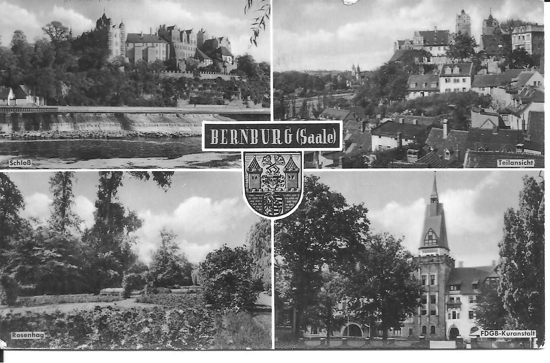 BERNBURG - 4 VEDUTE - V1962