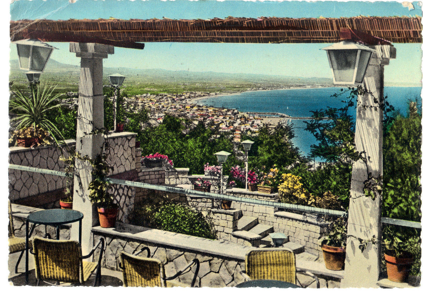 GABICCE - COSTA ADRIATICA DALL'EDEN ROCK - V 1962