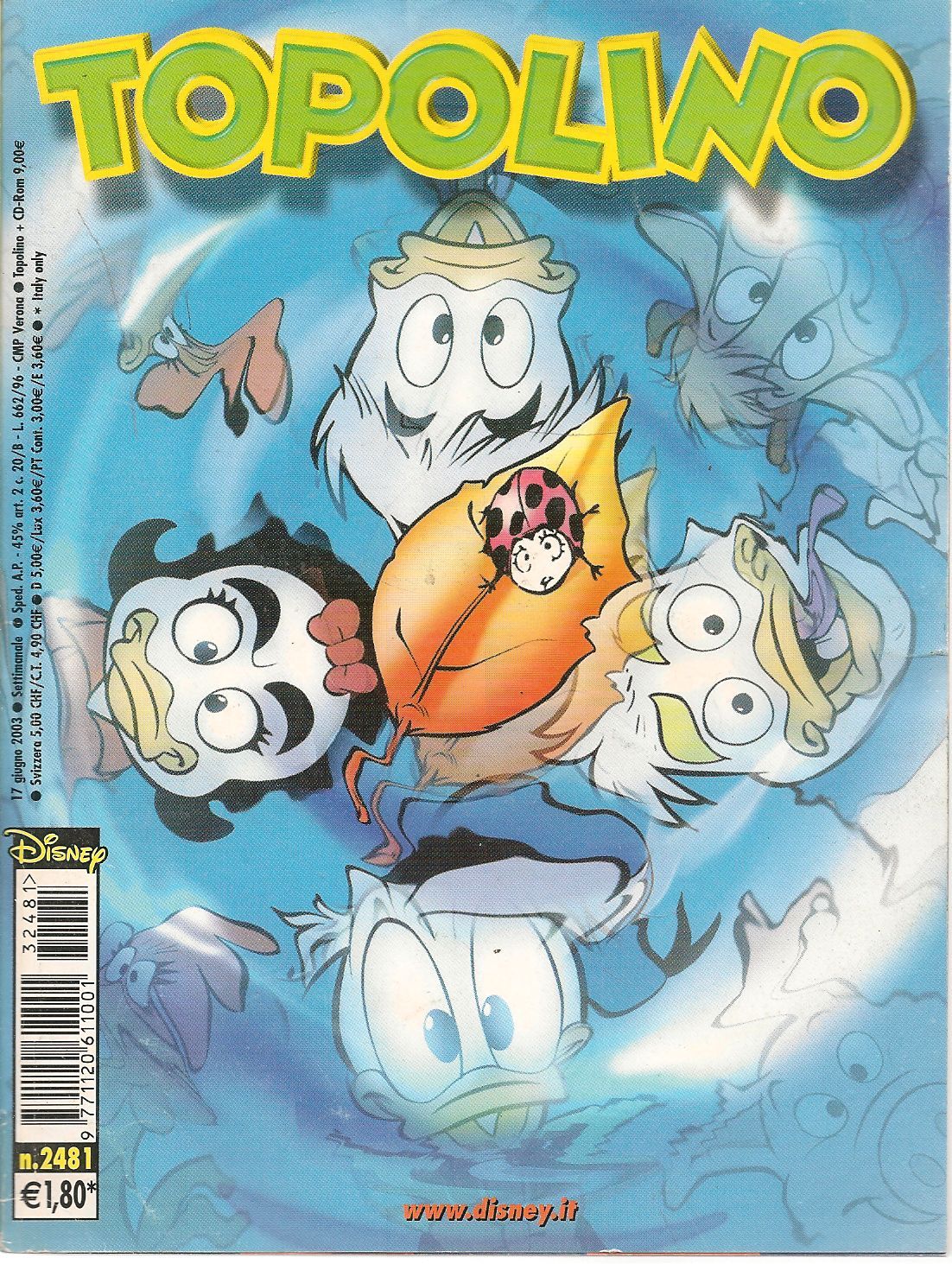 TOPOLINO N. 2481 - 147 GIUGNO 2003