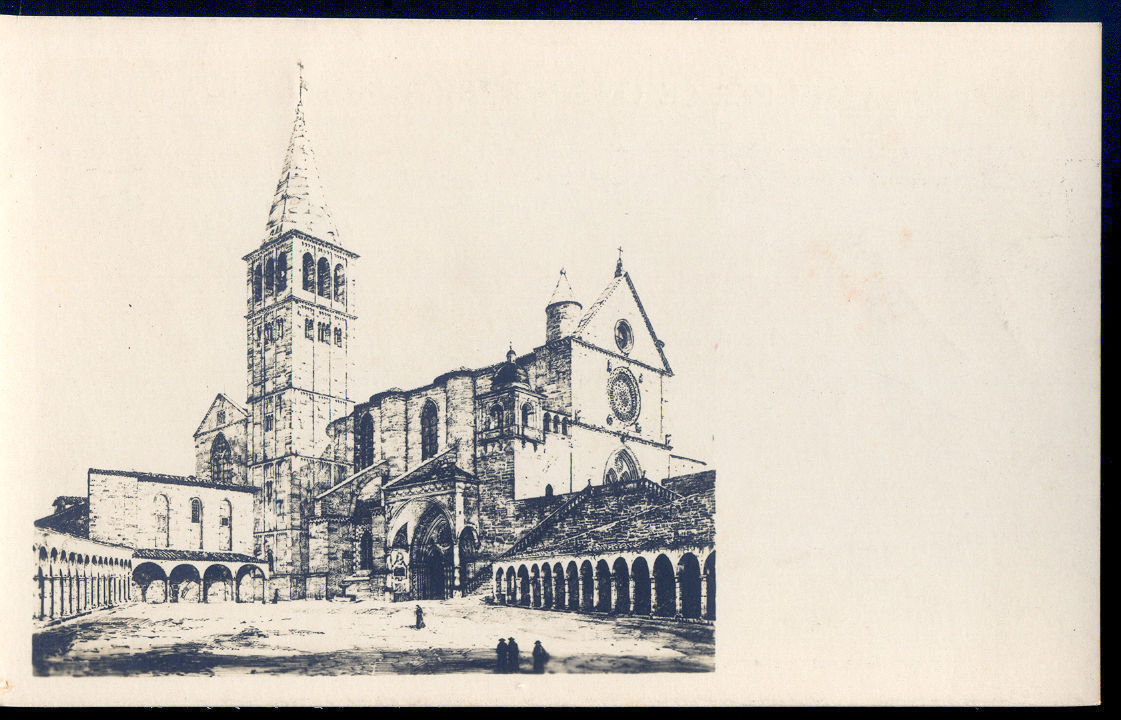 ASSISI - BASILICA AL TEMPO DI FRATE ELIA - STUDIO ARCH. UGO