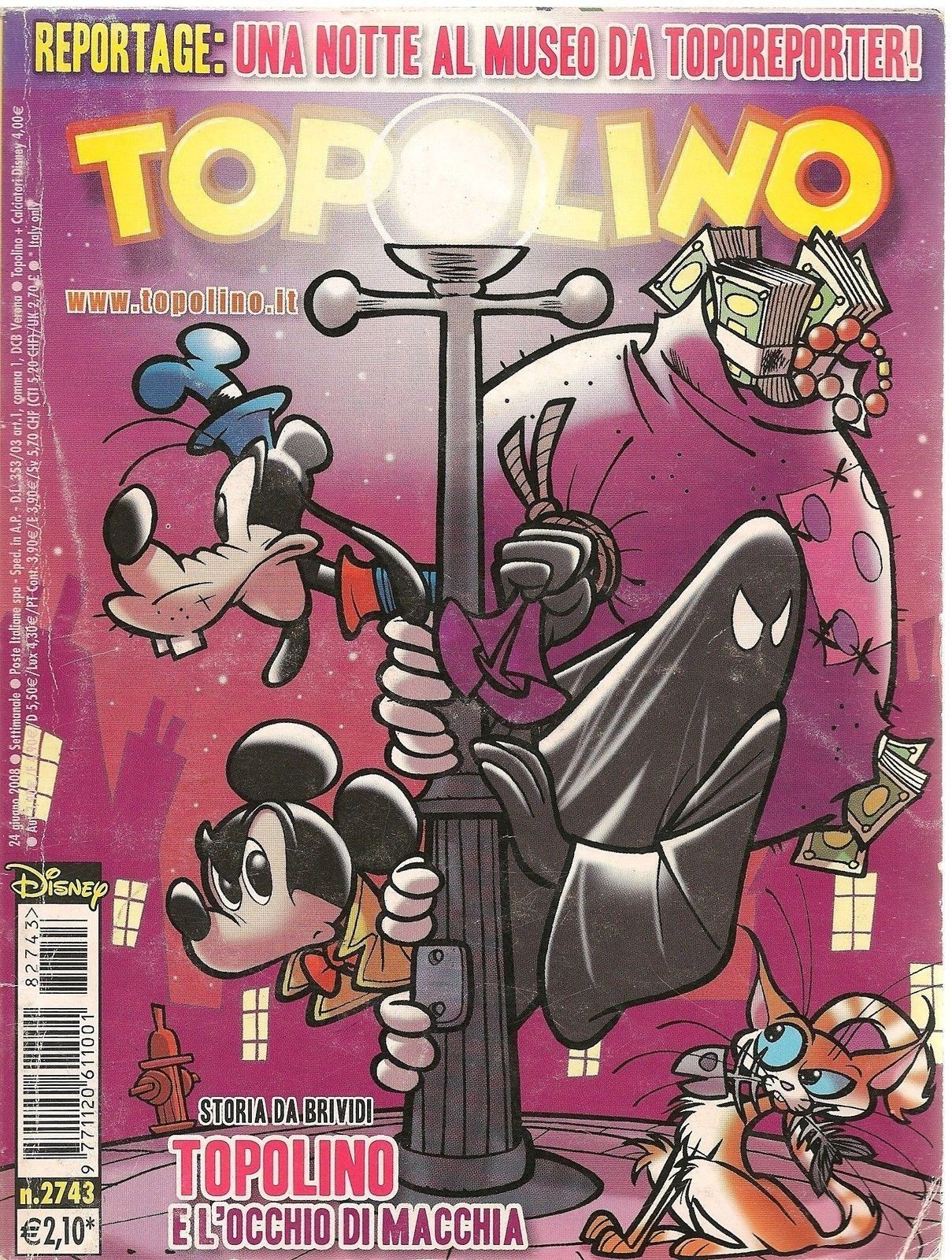 TOPOLINO N° 2743 - 24 GIUGNO 2008