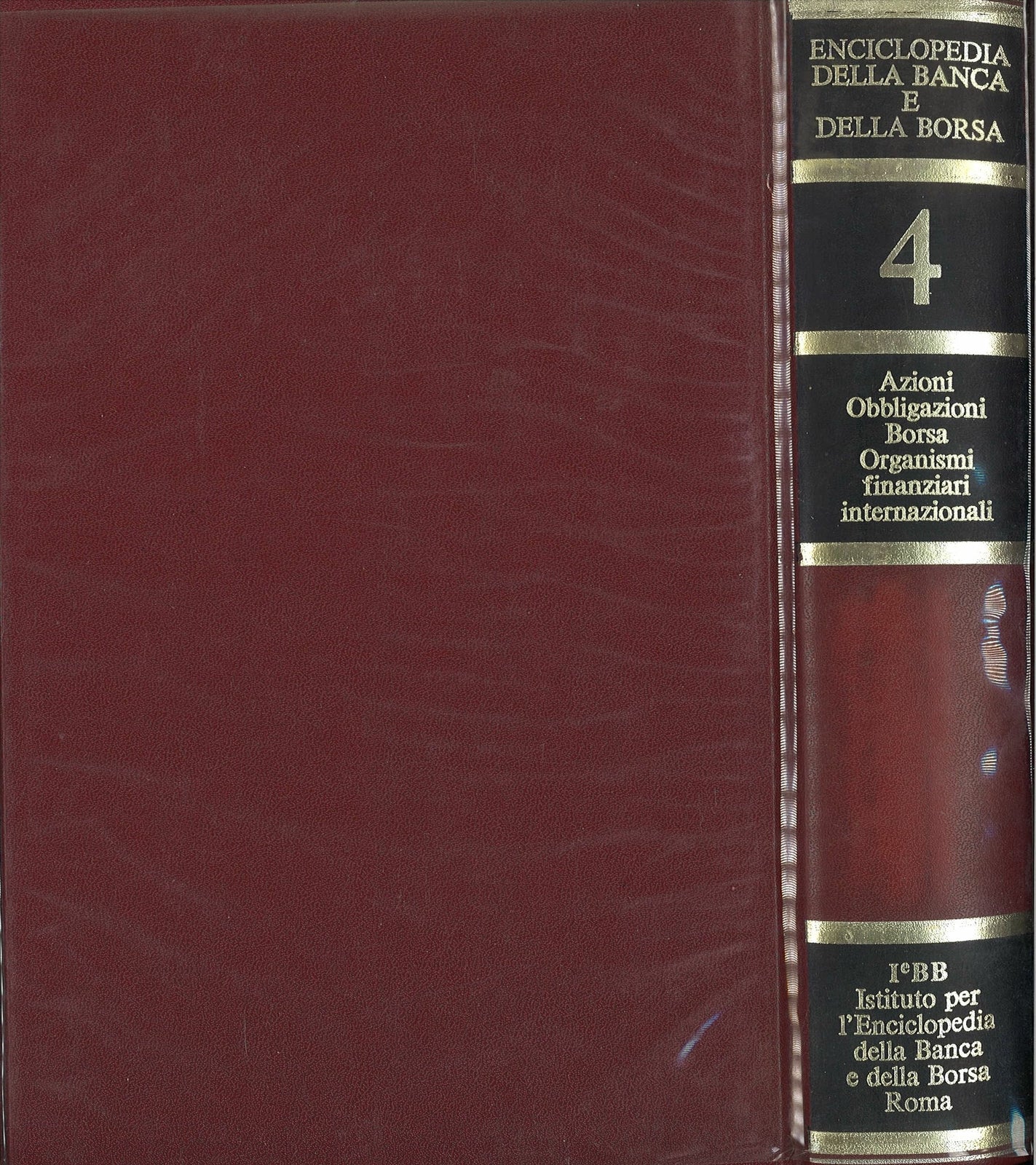ENCICLOPEDIA DELLA BANCA E DELLA BORSA - VOL. 4