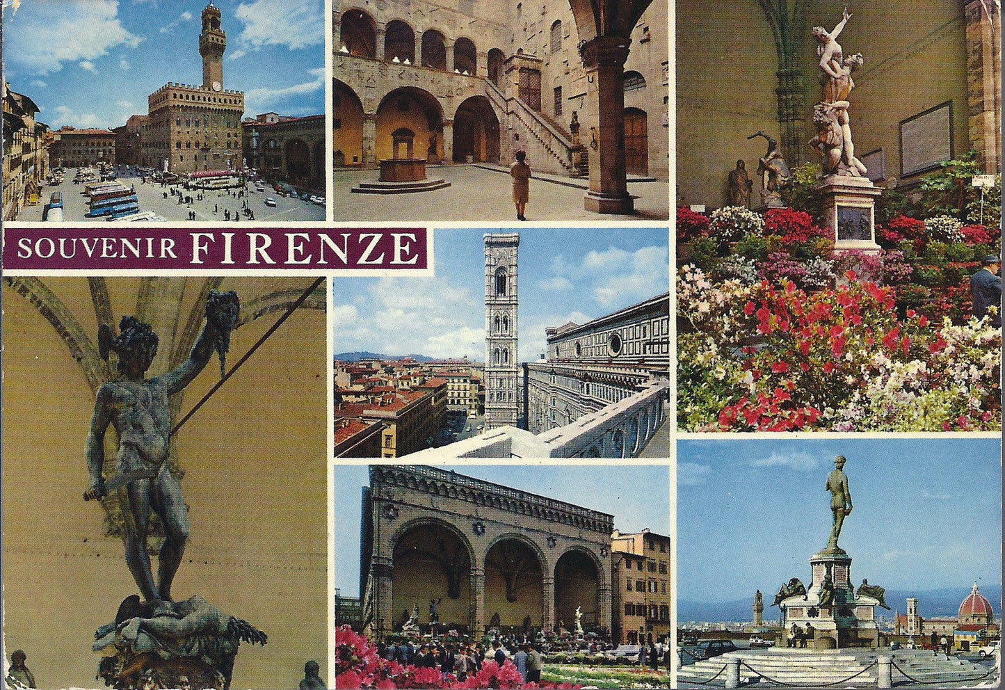 FIRENZE - SOUVENIR - 7 VEDUTE - V1973