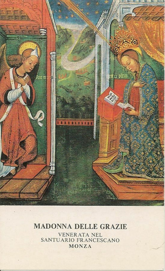 MADONNA DELLE GRAZIE - SANTUARIO FRANCESCANO DI MONZA - HOLY CARD