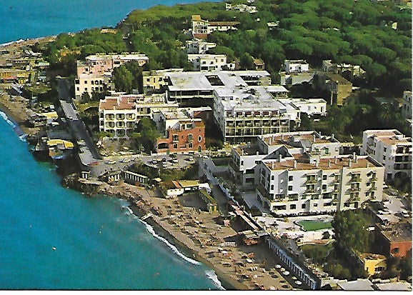 ISCHIA PORTO - RIVIERA GRANDI ALBERGHI - VEDUTA AEREA - V1987