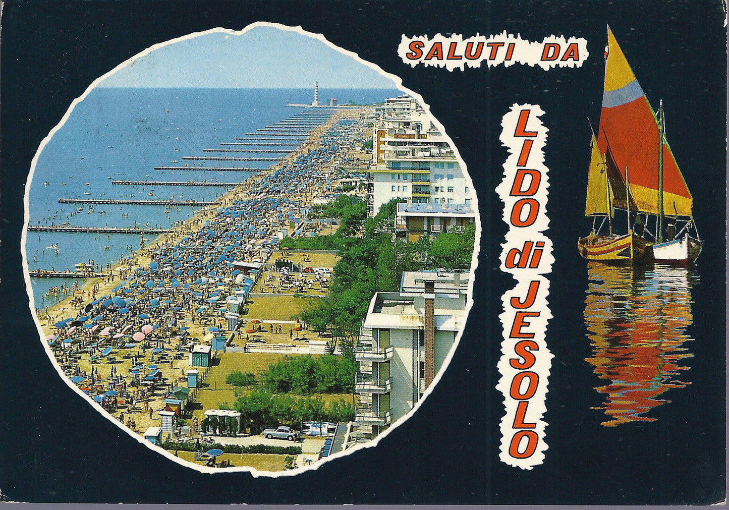 LIDO DI JESOLO - SALUTI - V 1980 - FG