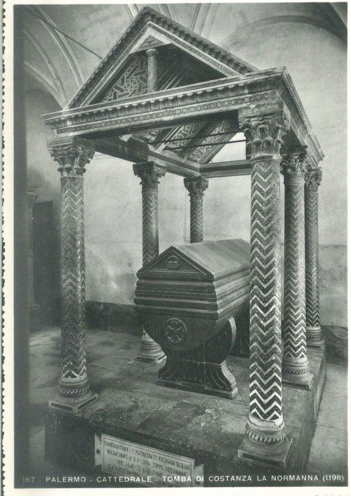 PALERMO - CATTEDRALE - TOMBA DI COSTANZA LA NORMANNA - NV