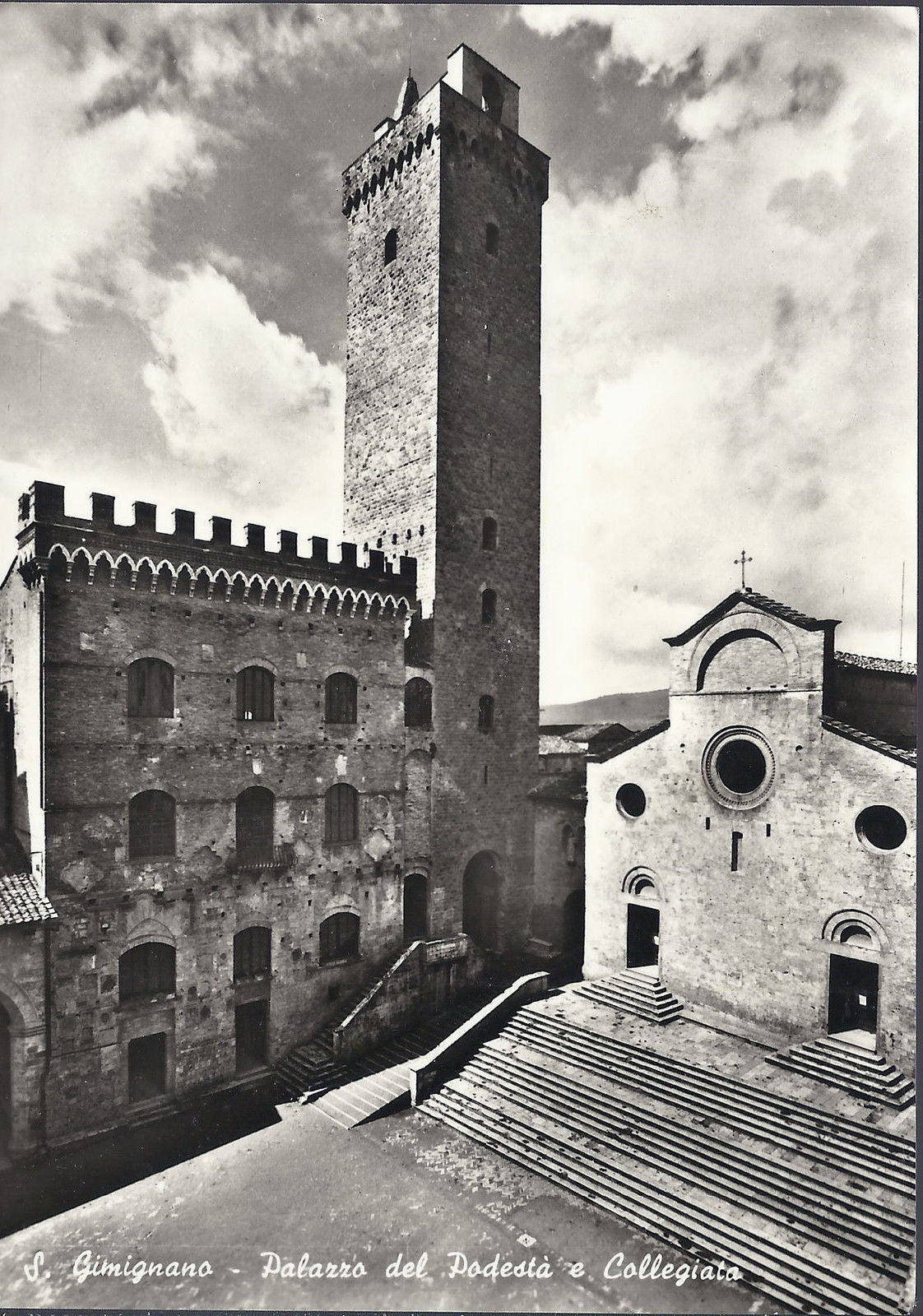 S. GIMIGNANO - PALAZZO DEL PODESTA' E COLLEGIATA - NV
