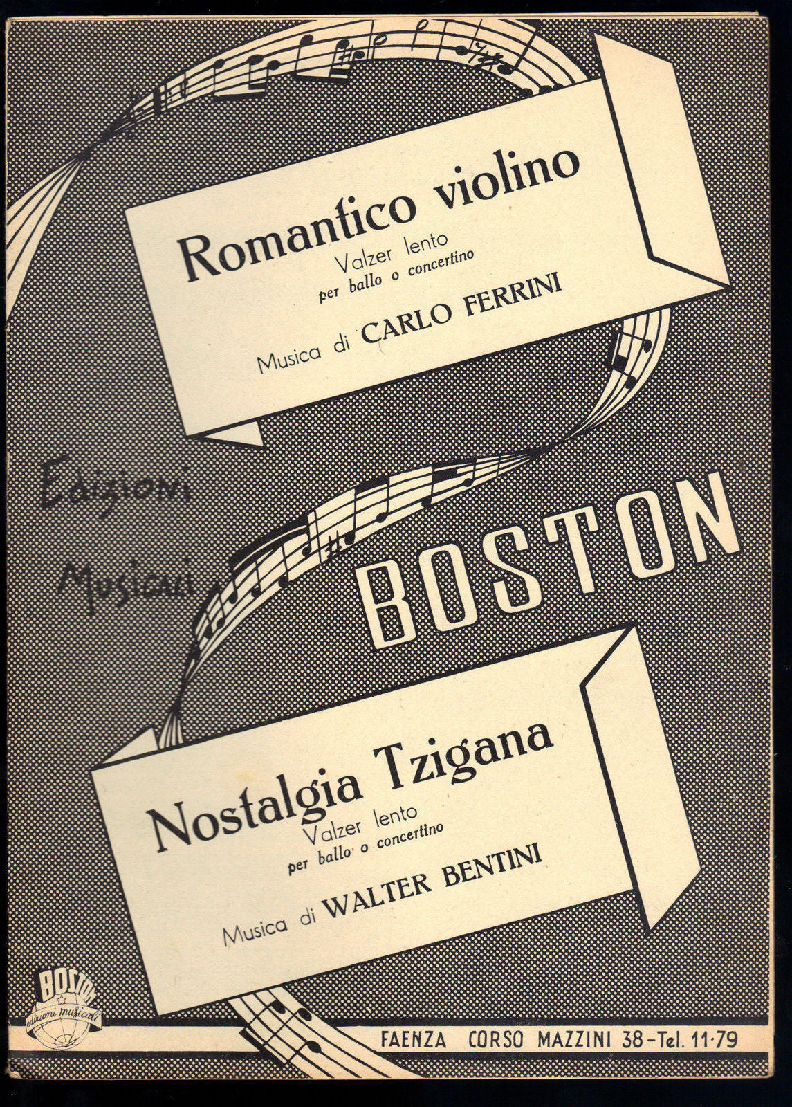 ROMANTICO VIOLINO (C. Ferrini) - NOSTALGIA TZIGANA (W. Bentini) # SPARTITO