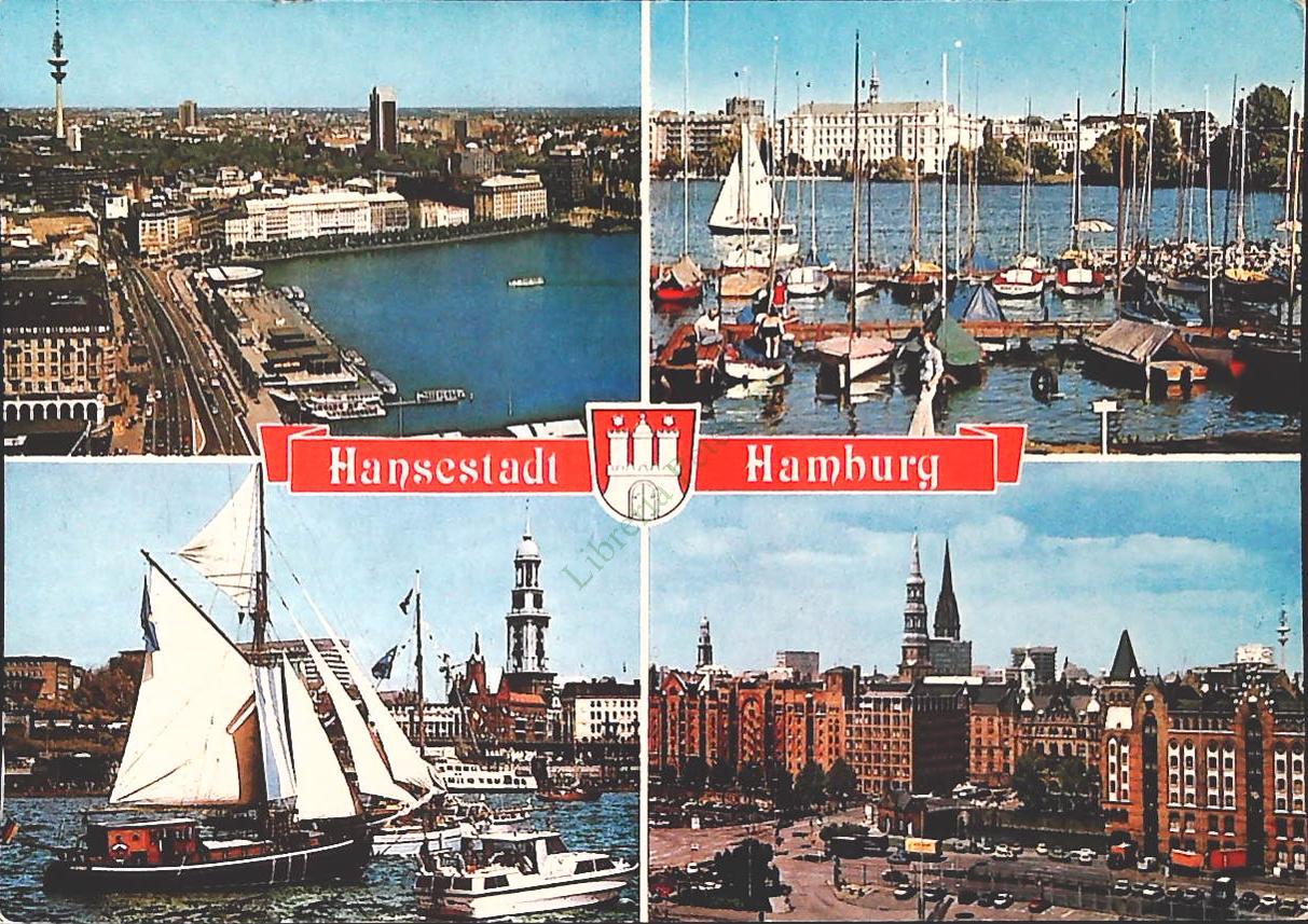 HAMBURG - QUATTRO VEDUTE - V1987