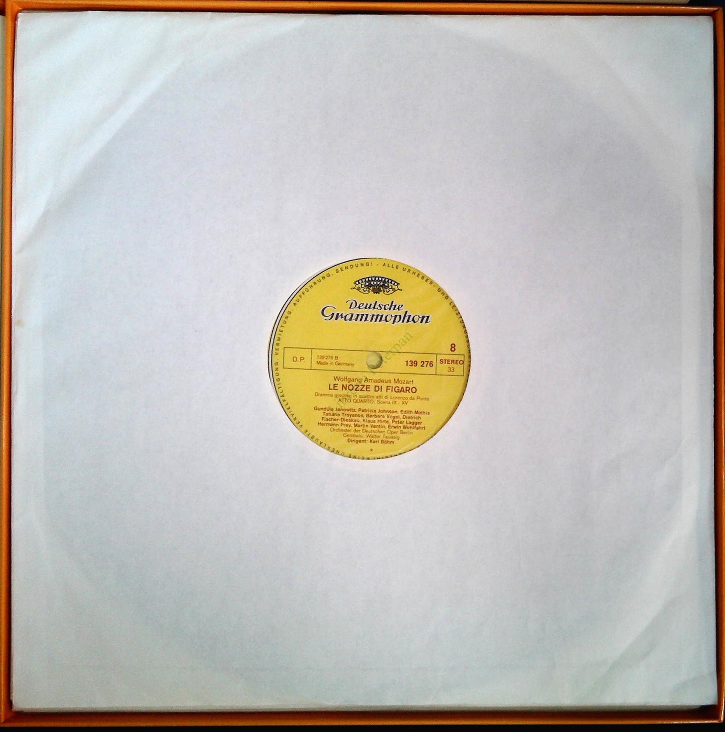 LE NOZZE DI FIGARO W.A. MOZART - CONFANETTO 4 VINILI - KARL BPHM