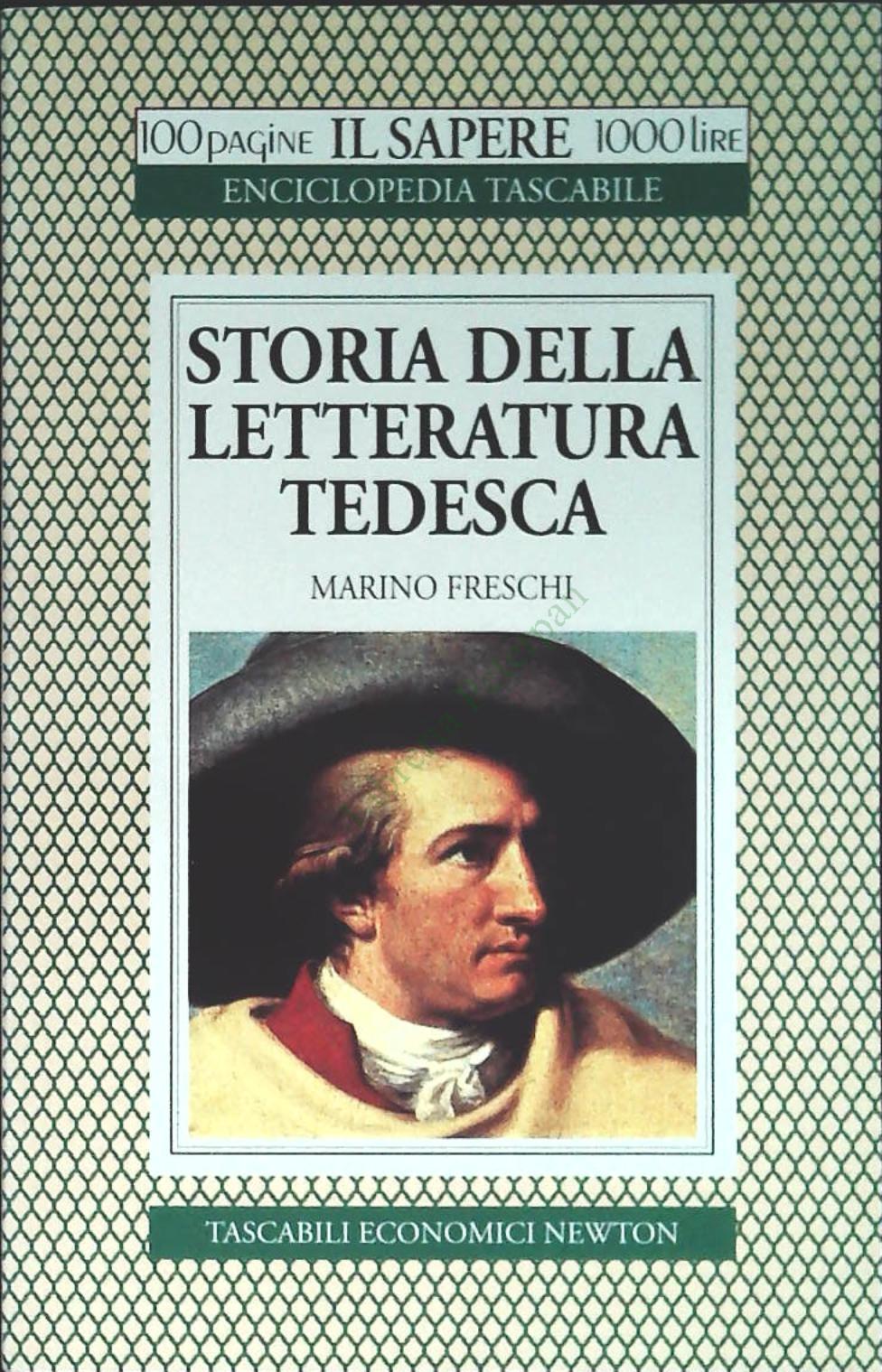 STORIA DELLA LWETTERATURATEDESCA - MARINO FIESCHI - NEWTON 1995-OUTLET DEL LIBRO