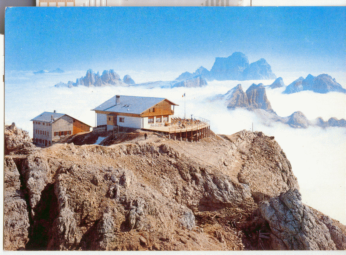 DOLOMITI - RIFUGIO MONTE LAGAZUOI - M.PELMO V1973