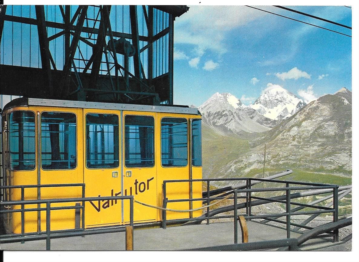 LA THUILE - ARRIVO FUNIVIA VALRUTOR A LES SOUCHES - V1971