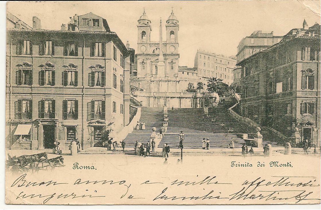 ROMA - TRINITA' DEI MONTI - V1900