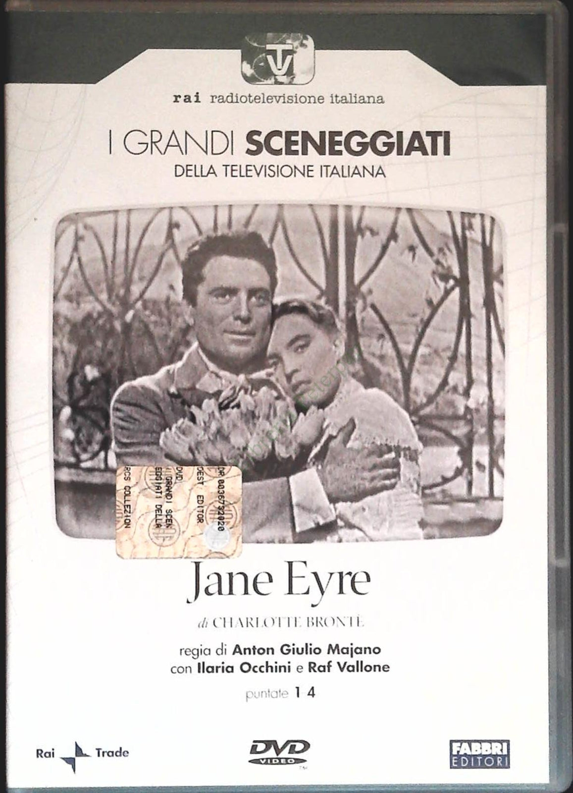JANE EYRE - I GRANDI SCENEGGIATI DELLA TELEVISIONE ITALIANA - PUNTATE 1-4 - DVD