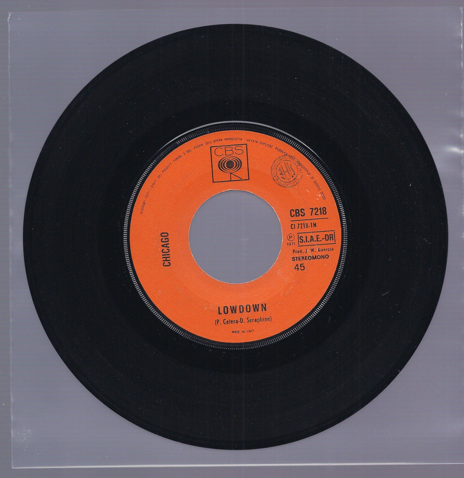 LOWDOWN - LONELINESS IS JUST A WORD == CHICAGO