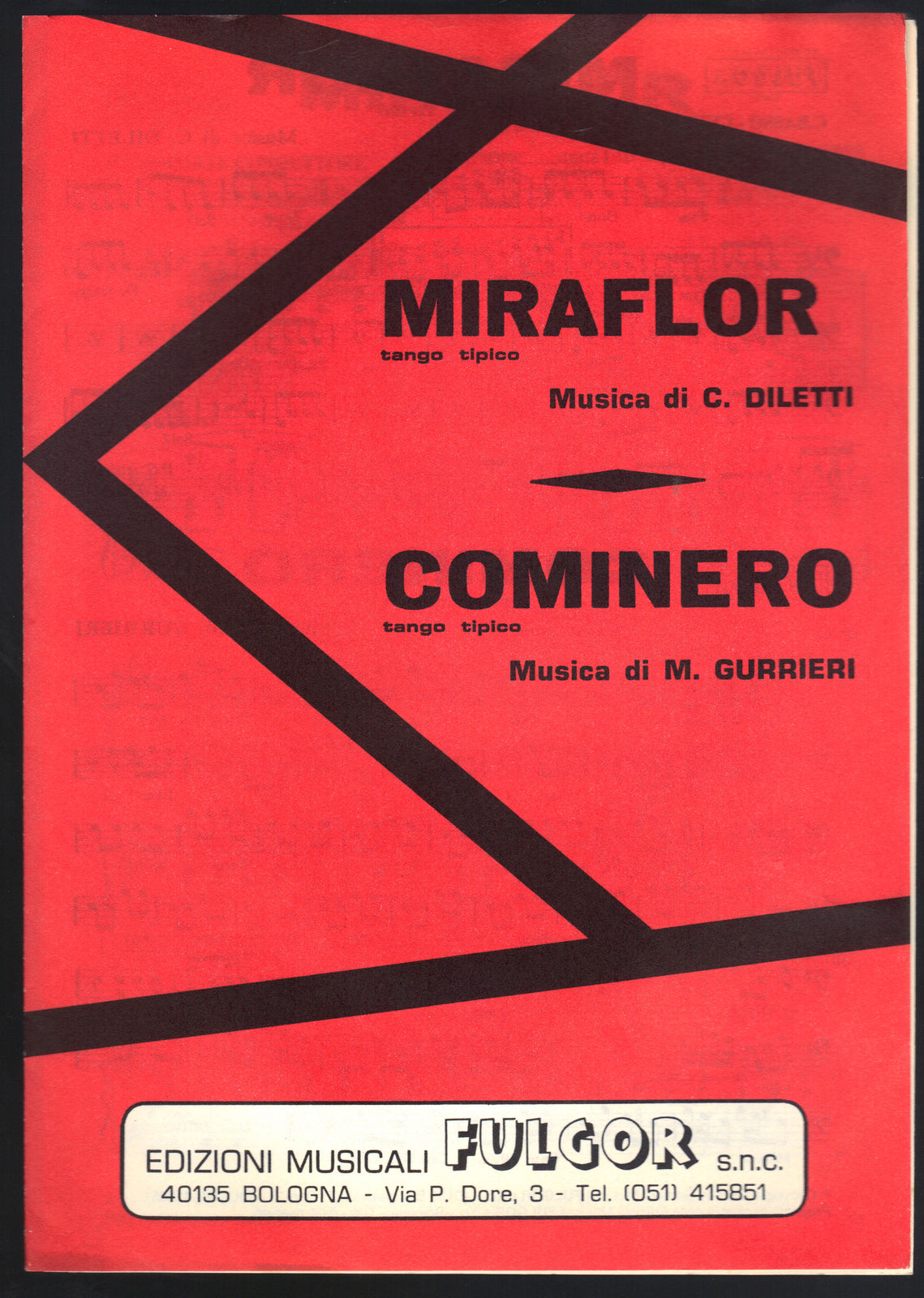MIRAFLOR C. Diletti - COMINERO M. Gurrieri -- SPARTITO