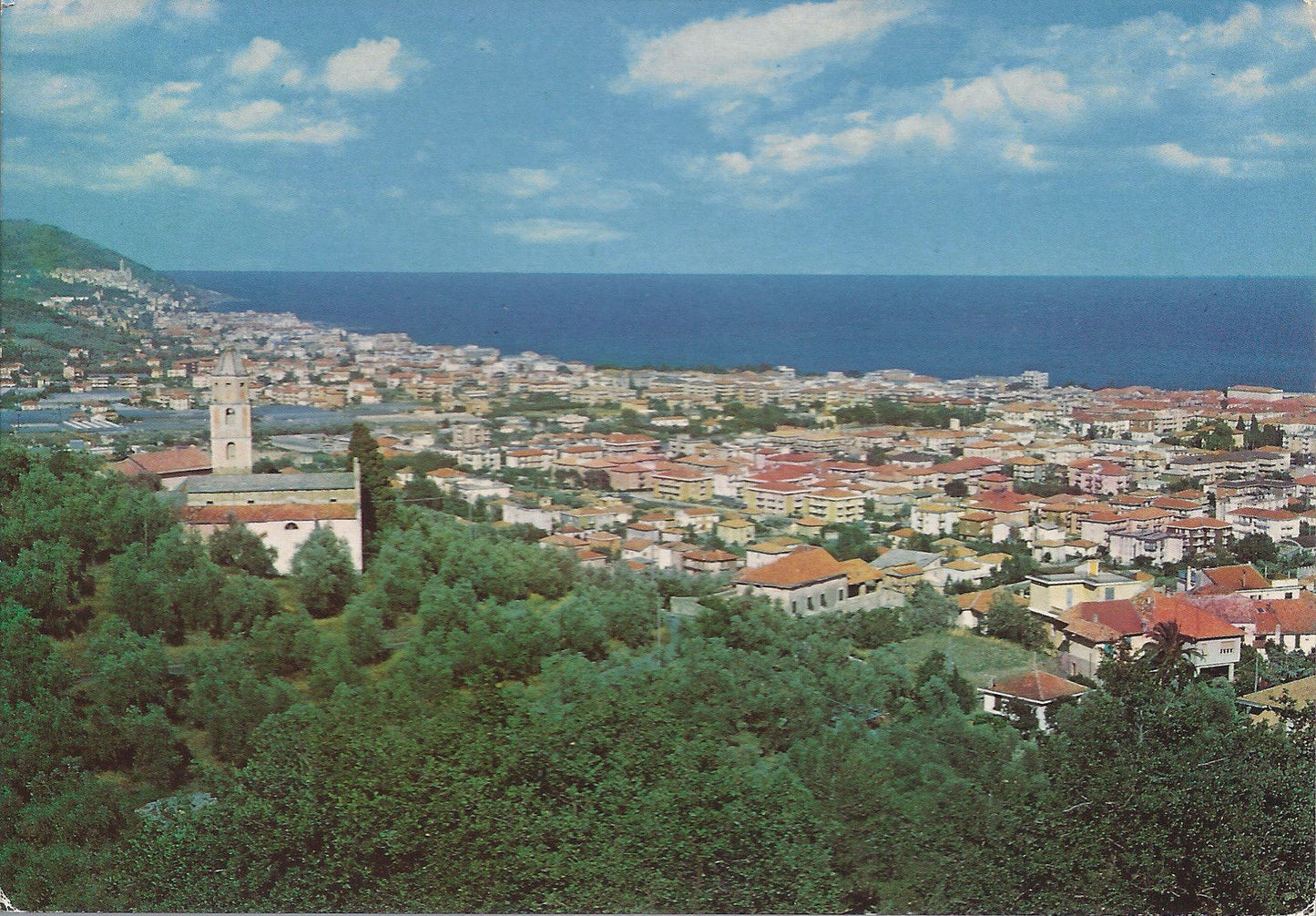 DIANO MARINA - PANORAMA DA DIANO CASTELLO - V1984