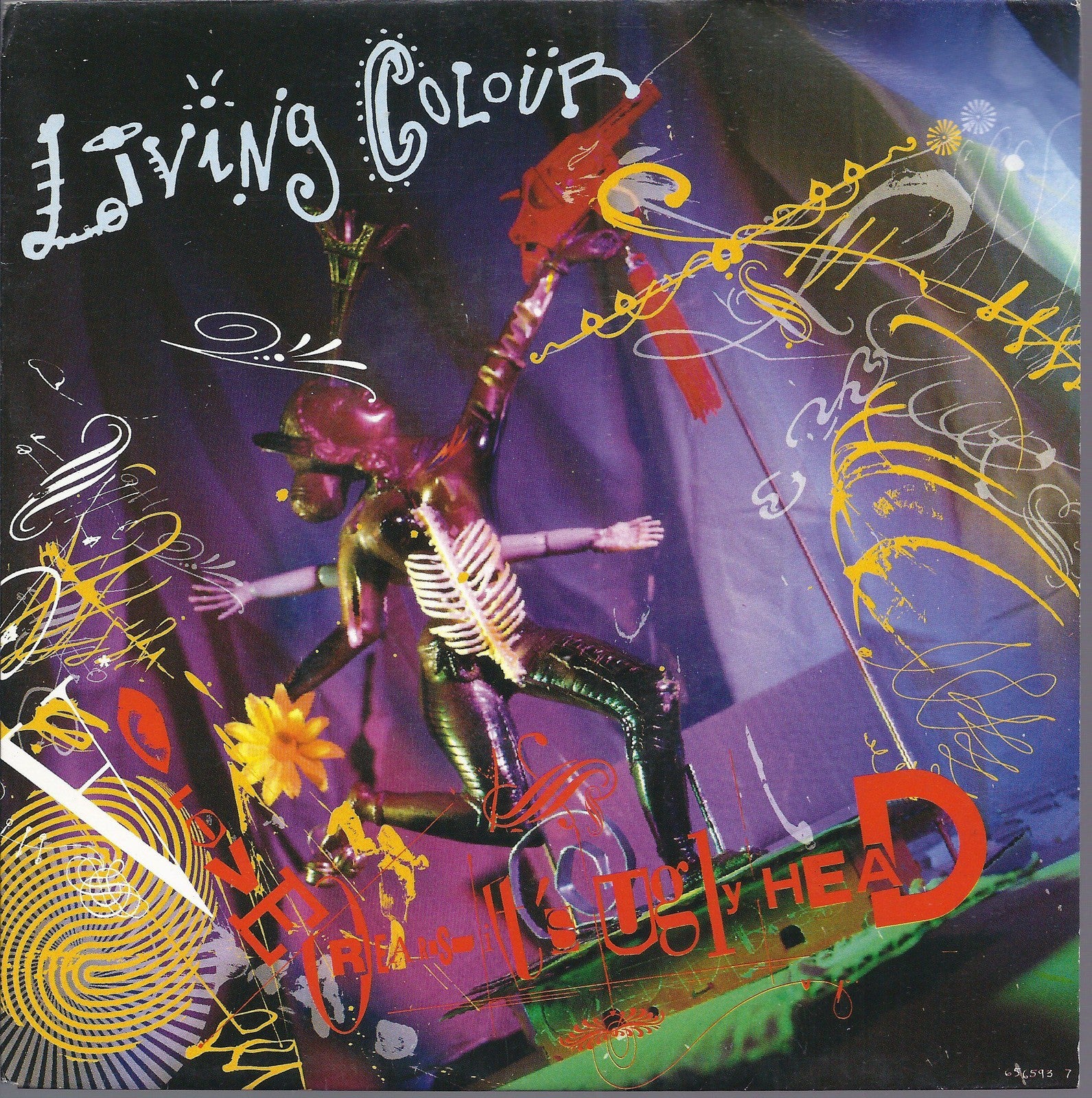 LOVE REARS ITS UGLY HEAD  soul power mix - LP version -- LIVING COLOUR