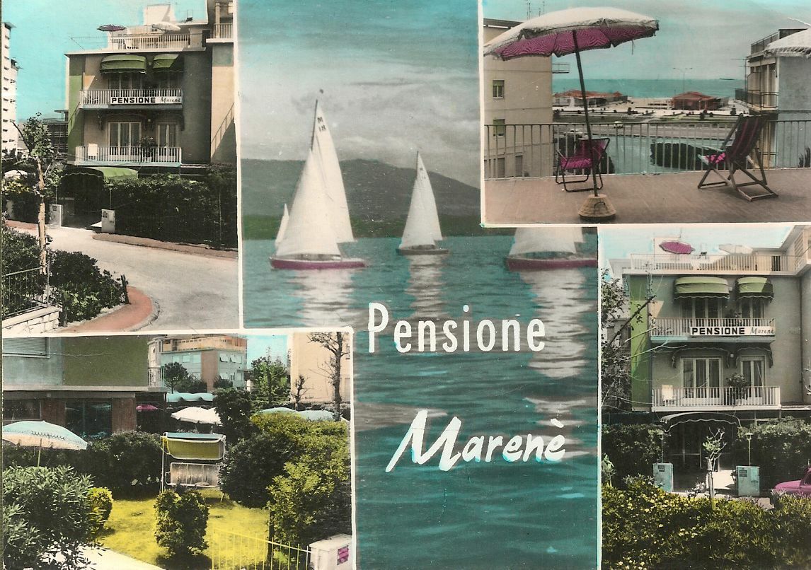 VIAREGGIO - PENSIONE MARENE - SEI VEDUTINE - V ANNI 60