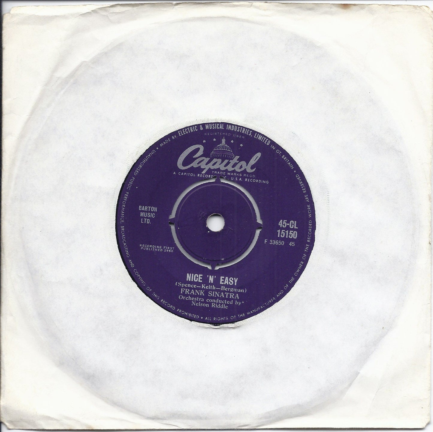 NICE 'N' EASY - THIS WAS MY LOVE -- FRANK SINATRA