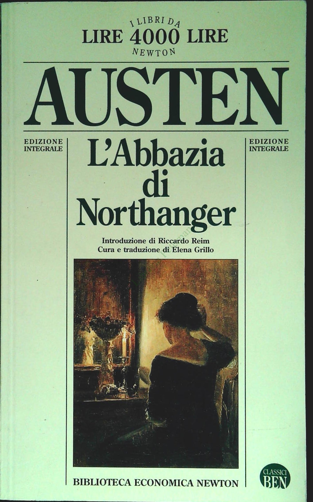 L'ABBAZIA DI NORTHANGER - JANE AUSTEN - NEWTON 1999 - OUTLET DEL LIBRO