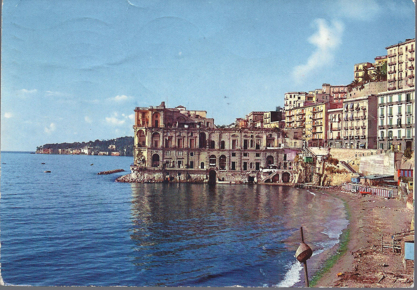 NAPOLI - POSILLIPO VISTO DAL PALAZZO DONN'ANNA - V 1967