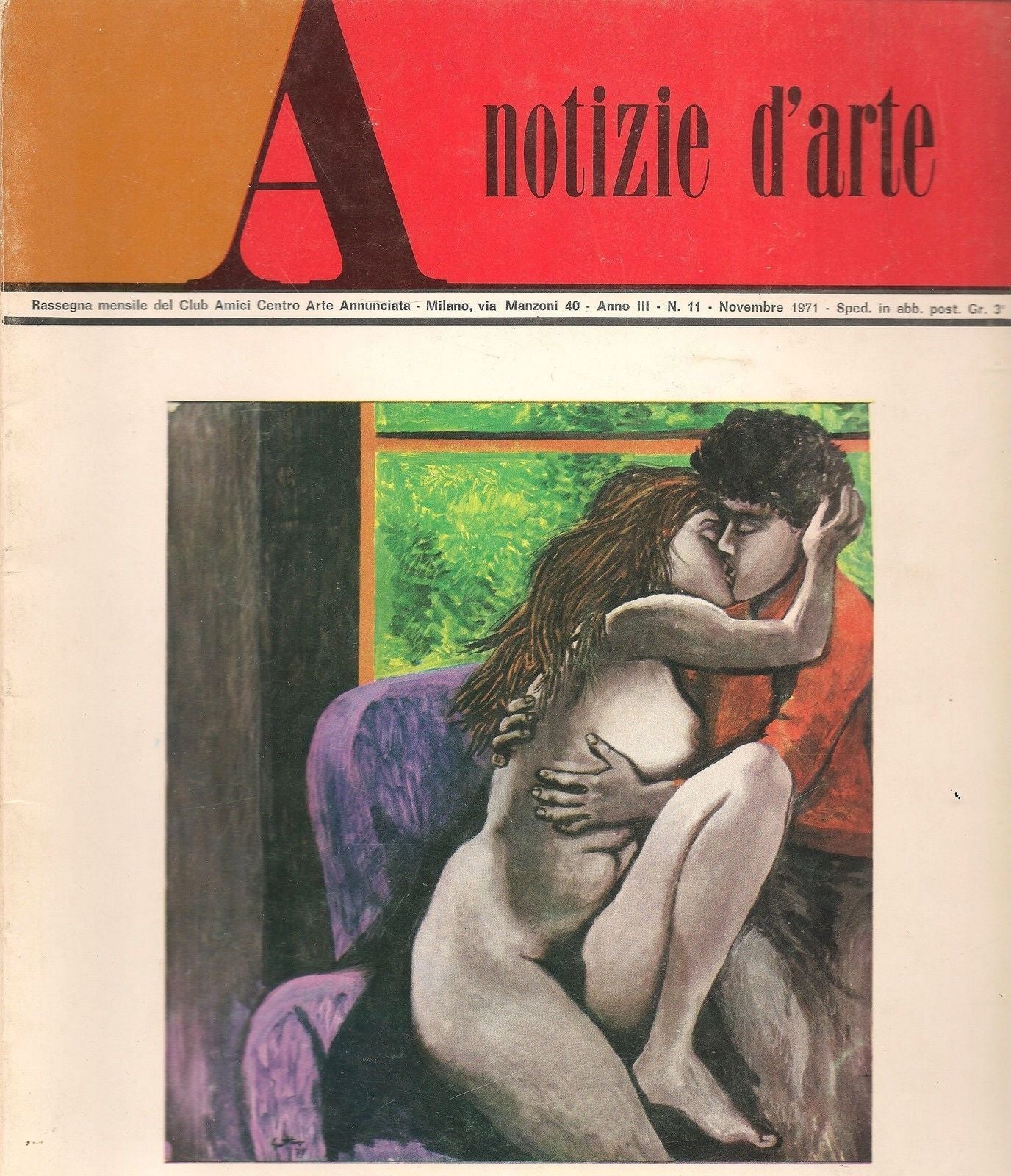 NOTIZIE D'ARTE NOVEMBRE 1971 - AA.VV.