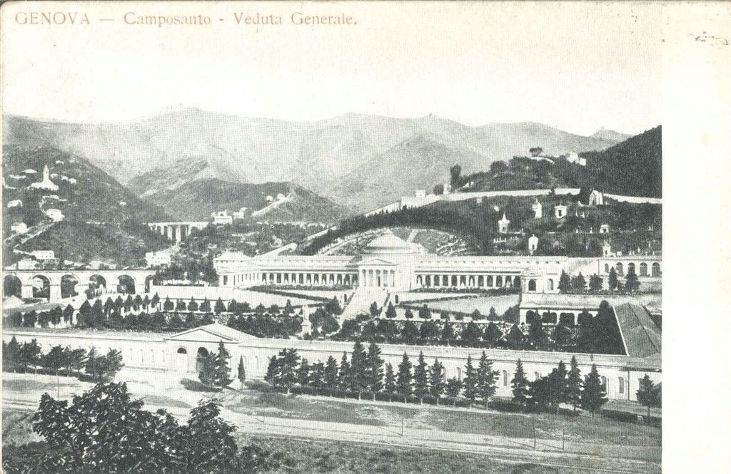 GENOVA - CAMPOSANTO - VEDUTA GENERALE - NV