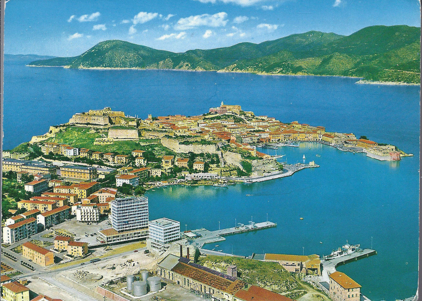 PORTOFERRAIO - ISOLA D'ELBA - VEDUTA AEREA - V1970