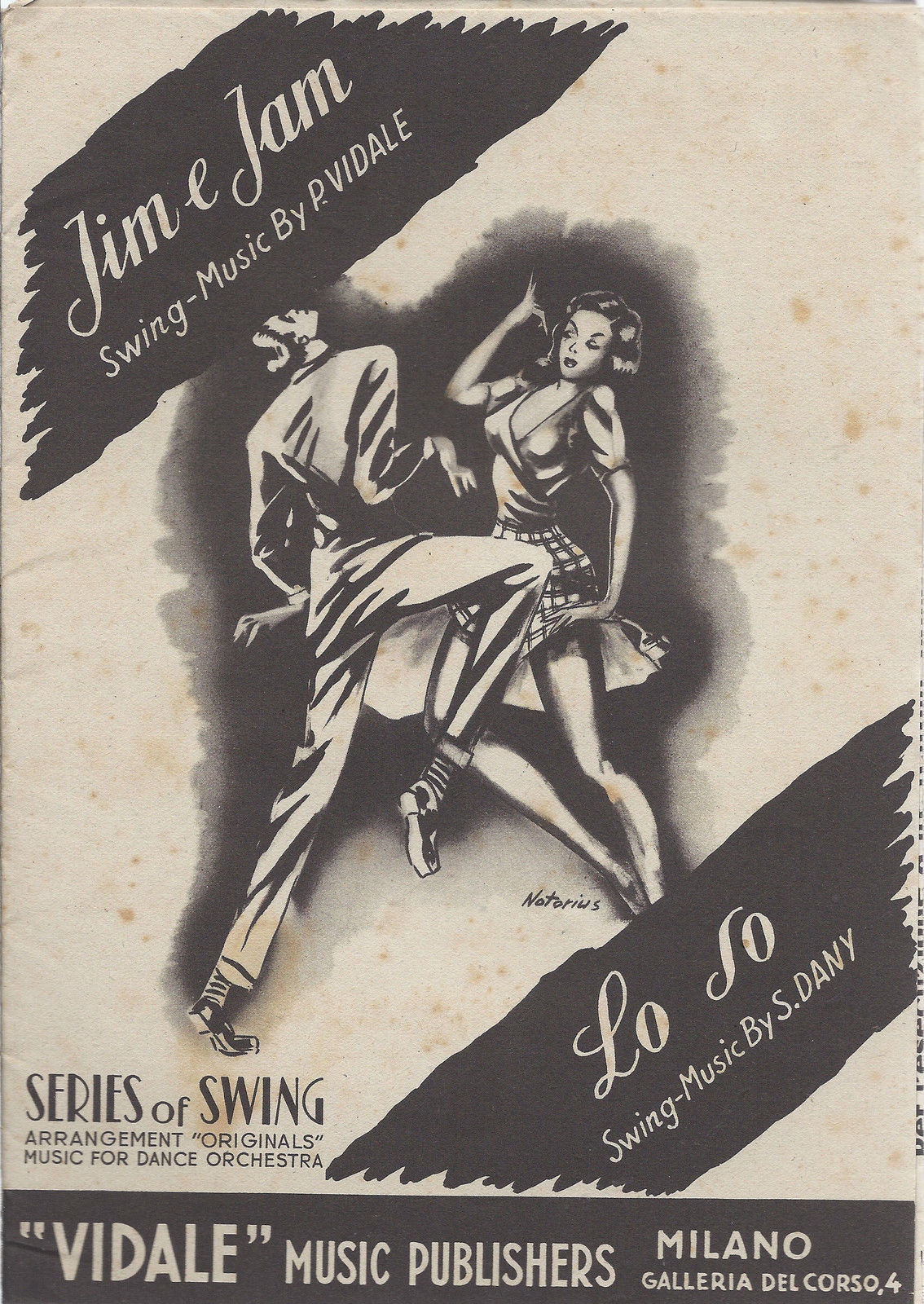 JIM E JAM P.Vidale - LO SO S. Dany # SPARTITO - Series of Swing