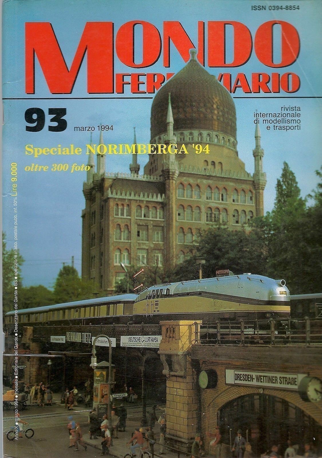 MONDO FERROVIARIO N. 93 - MARZO 1994