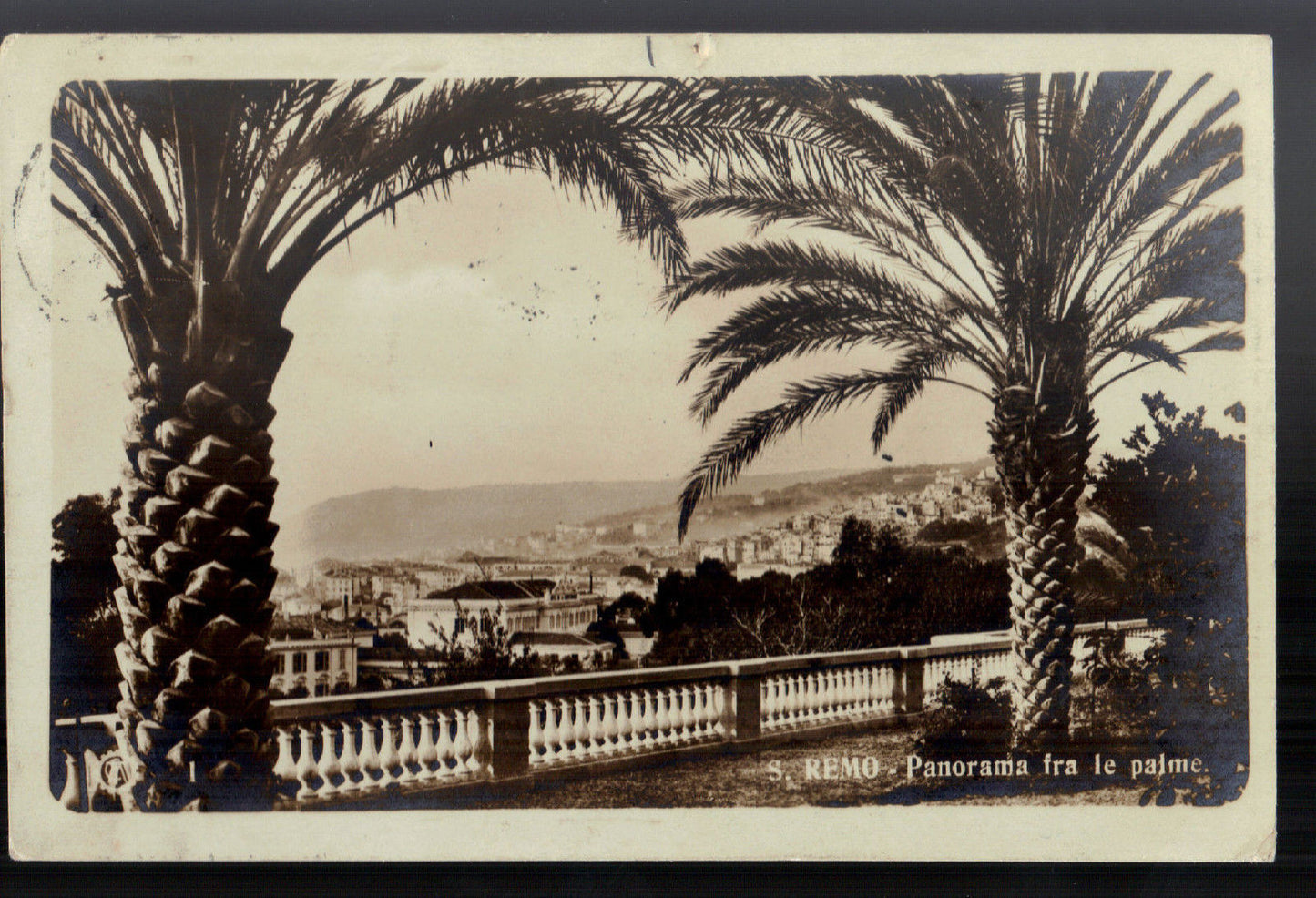 SANREMO - PANORAMA FRA LE PALME - V1910