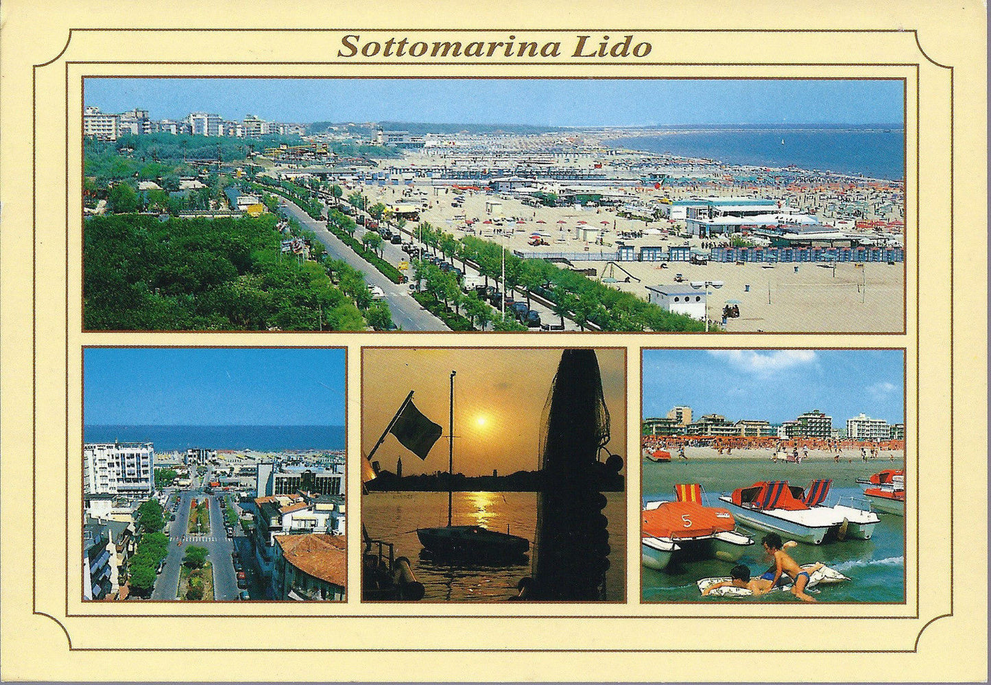 SOTTOMARINA LIDO - 4 VEDUTE - V 1996 - FG
