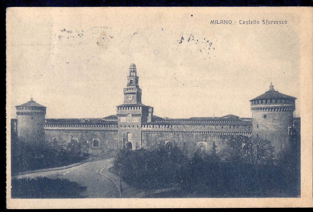 MILANO - CASTELLO SFORZESCO - V1925