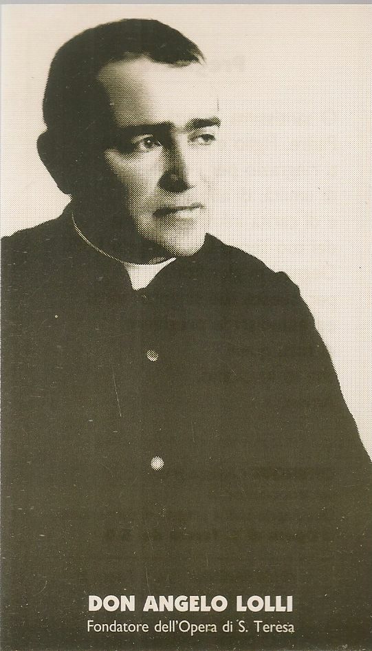 DON ANTONIO GALLI. FONDATORE OPERA SI S. TERESA - HOLY CARD