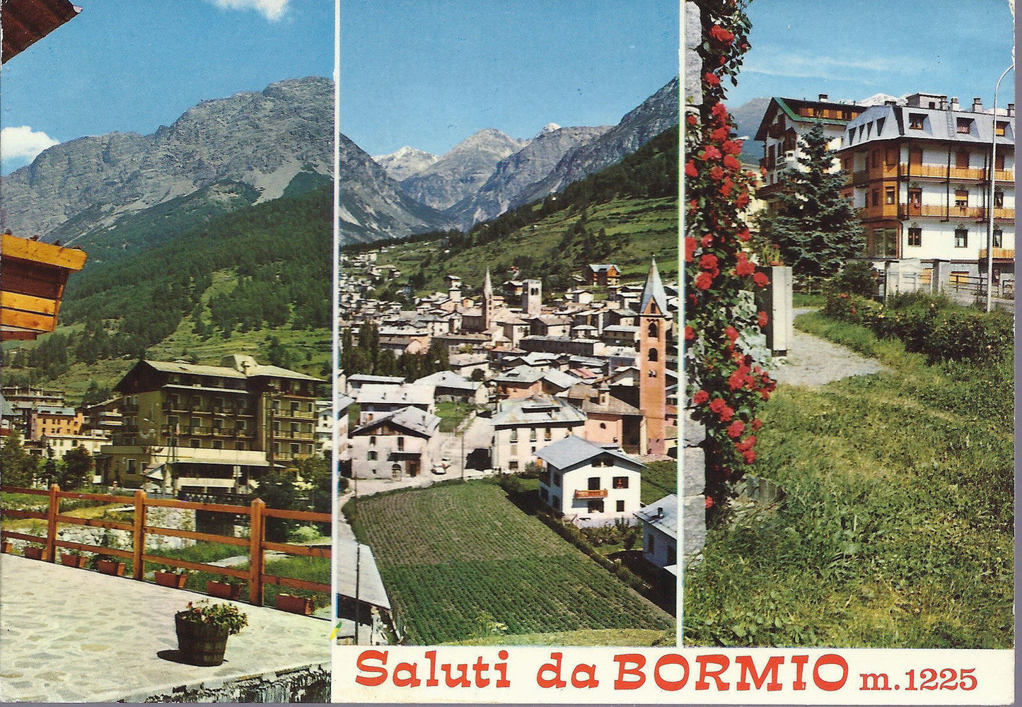 BORMIO - SALUTI - 3 VEDUTE - V1970