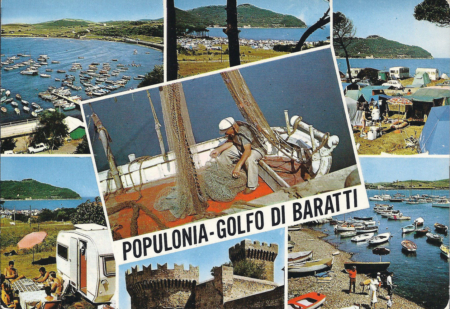 POPULONIA - GOLFO DI BARATTI - VEDUTE VARIE - V1974