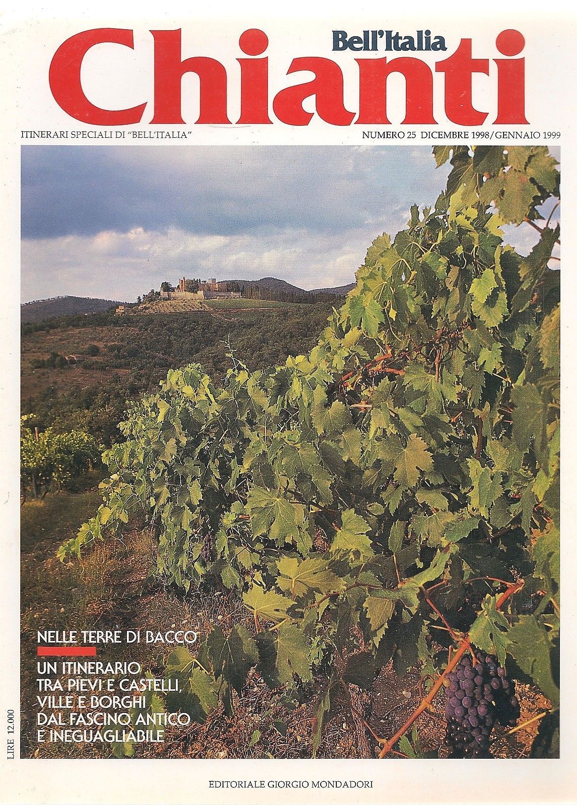 BELL'ITALIA - SPECIALE CHIANTI - DICEMBRE-GENNAIO 1999