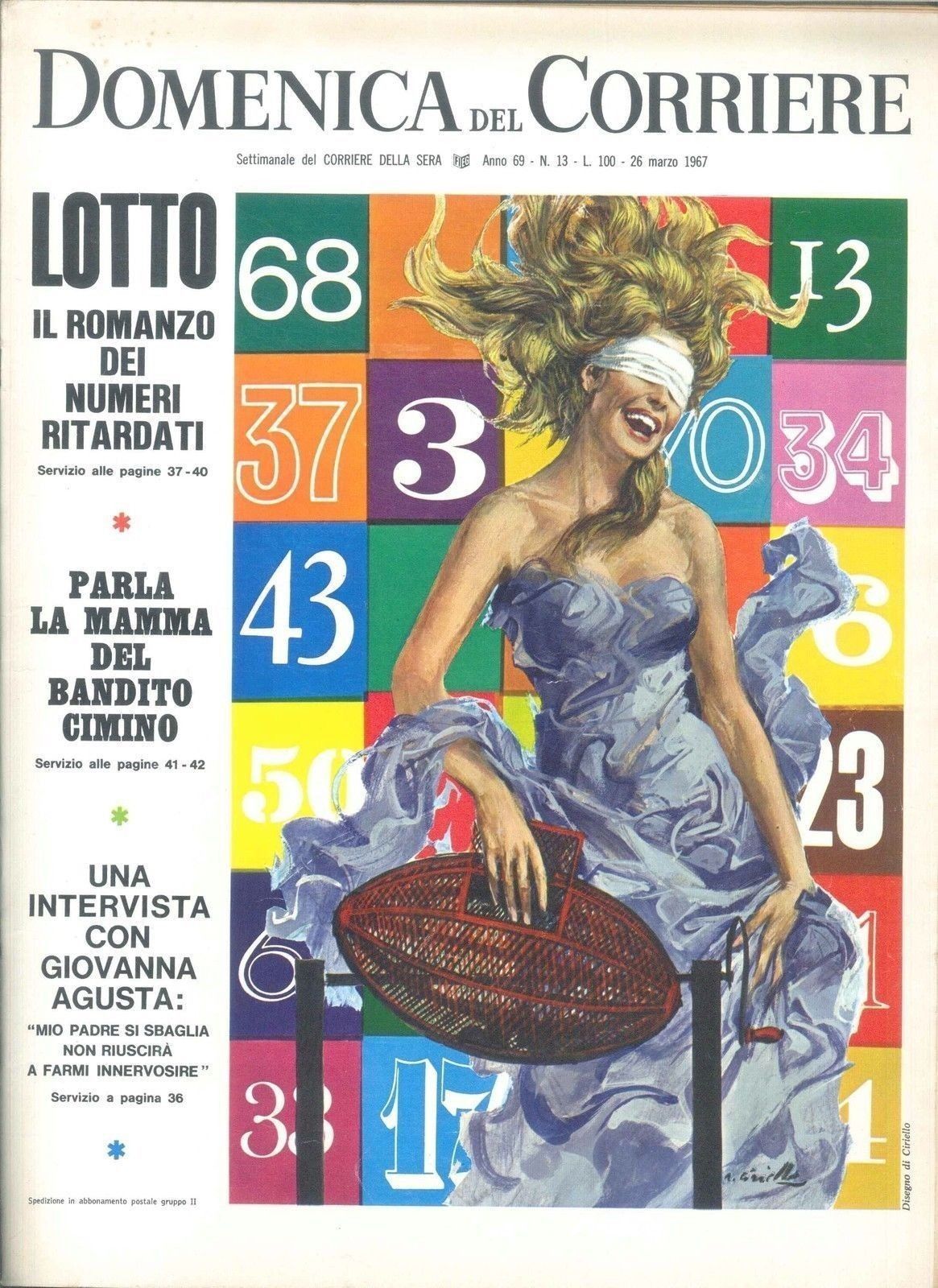 DOMENICA DEL CORRIERE N 13 - 26 MARZO 1967