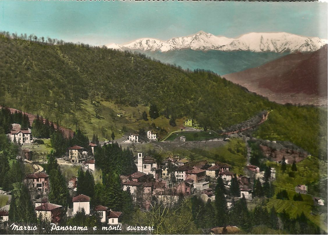 MARZIO - PANORAMA - ACQUARELLATA - V1959 -