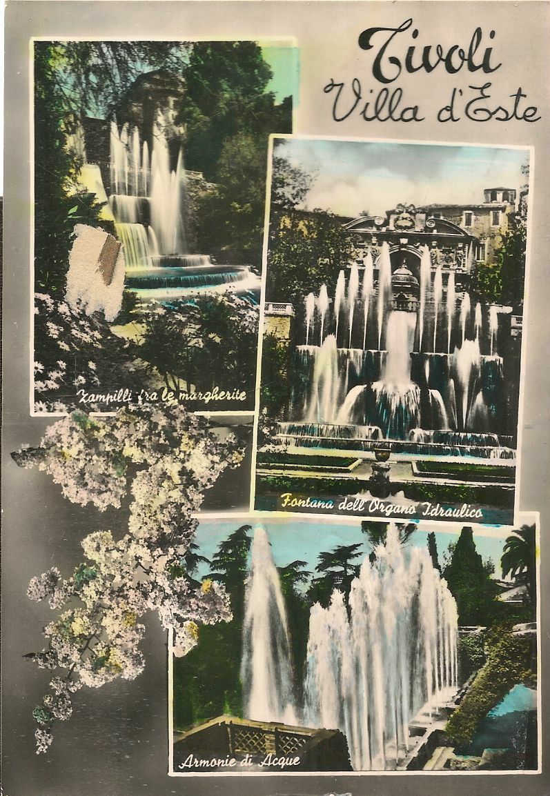 TIVOLI - TRE VEDUTE - ACQUARELLATA - VSD