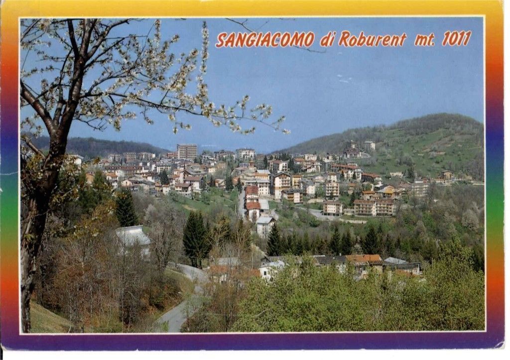 SAN GIACOMO DI ROBURENT - CUNEO - PANORAMA - 1985