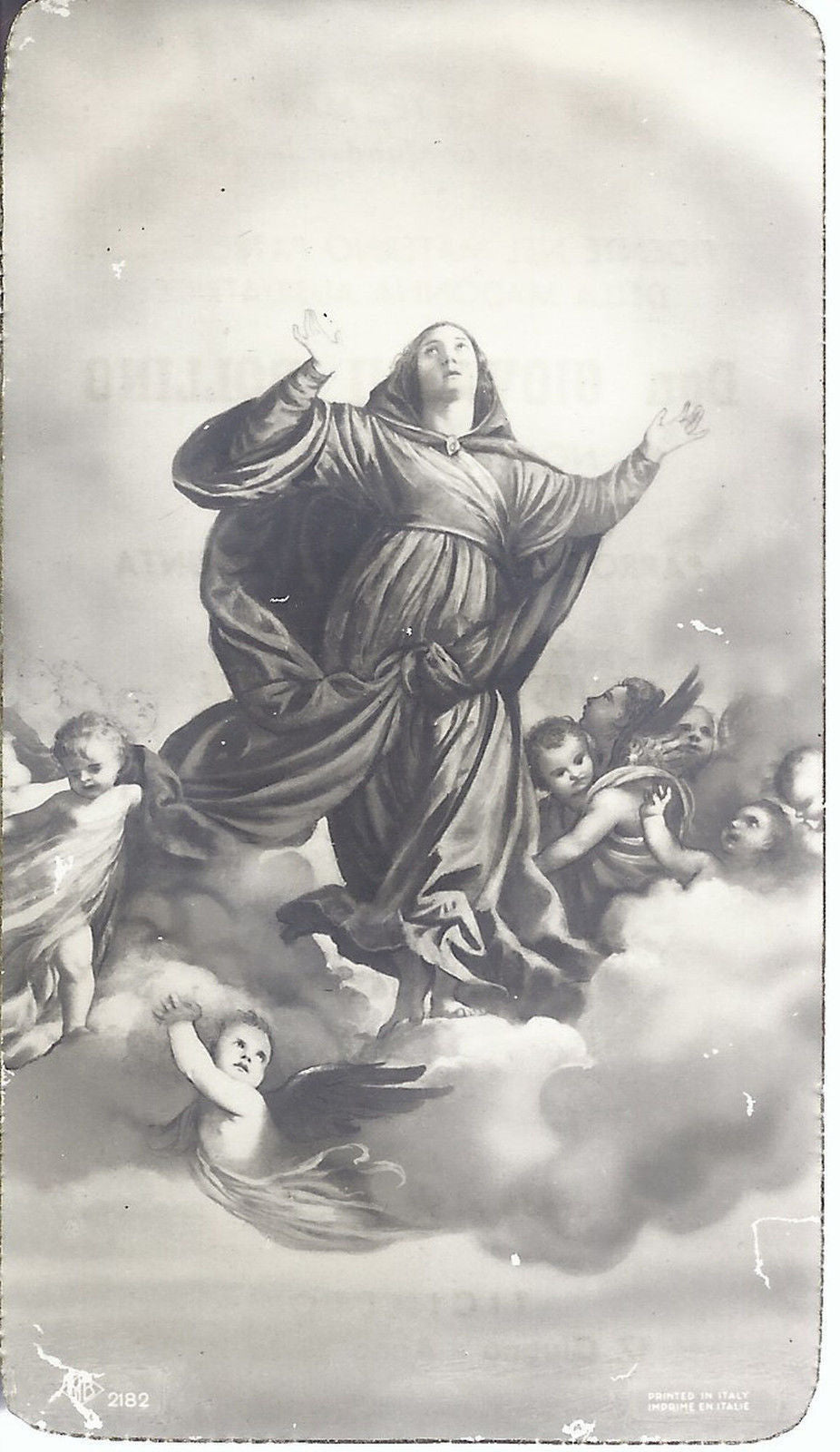 Santino - MADONNA AUSILIATRICE - Ricordo Ingresso in Parrocc